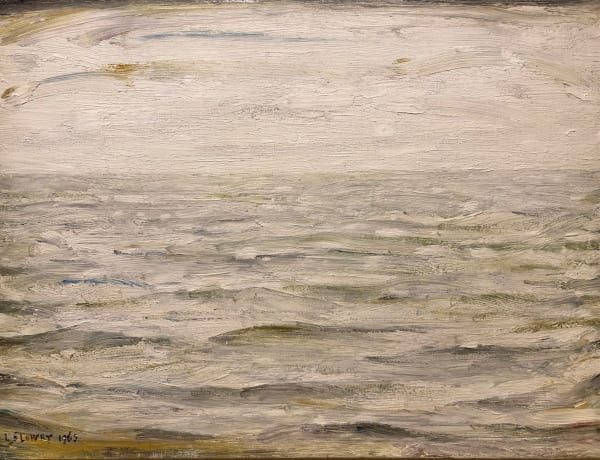 L.S. LOWRY, Sea at Sunderland, 1965