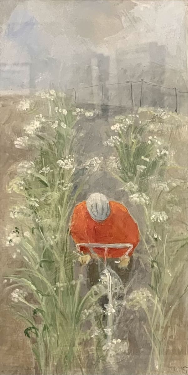 Tessa Newcomb, A Bicyclist, 2015