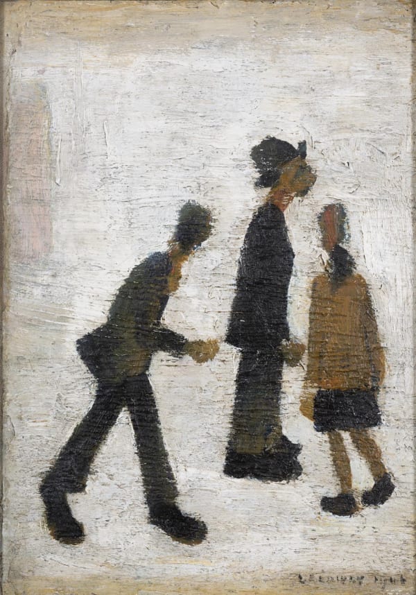 Laurence Stephen Lowry, Three Figures, 1944