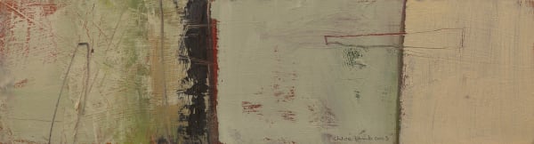 18a. Beadanell Beach, Oil, 6 1/4" x 23"