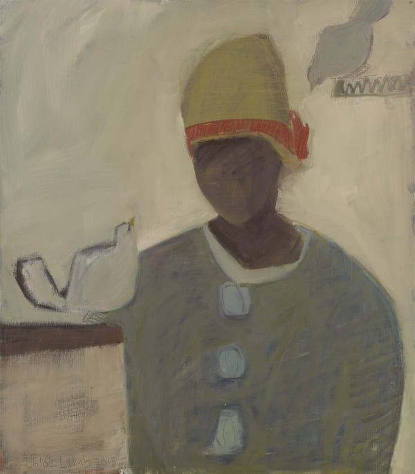 3. Blue Buttons, Ol, 40" x 35"