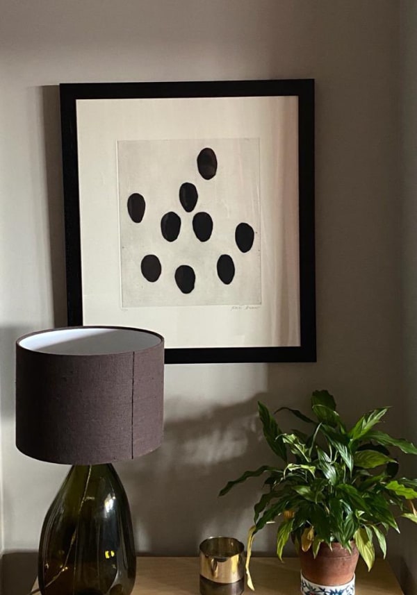 Kate Boxer drypoint 'Eggs'.