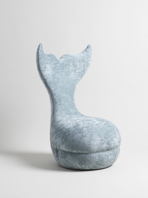Hubert Le Gall, Whale Chair in Blue, 2024