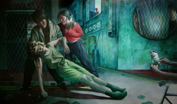 Casey Tan, After Dark At Cooper Station, 2023