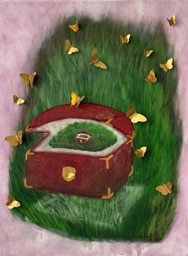 Marla Bendini, I hope the grass is greener whichever path you may choose, 2021