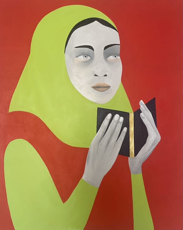 Rebecca Brodskis, Young Girl by the Sultan Mosque, 2022