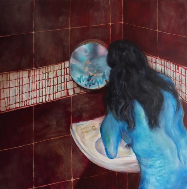 Aisha Rosli, Bluer than blue, 2021