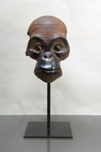 Quentin Garel, Mask of the Baby Orangutan (Bronze), 2017