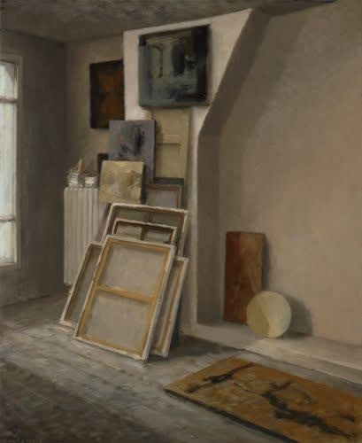 Anne-Françoise Couloumy, Coin d'Atelier à Montmartre, 2010/2011