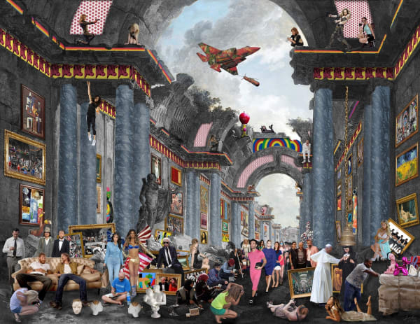 Lluís Barba Louvre in Ruins, Robert Hubert, 2015 C-Type Print, Diasec Mounted 119.4 x 149.9 cm