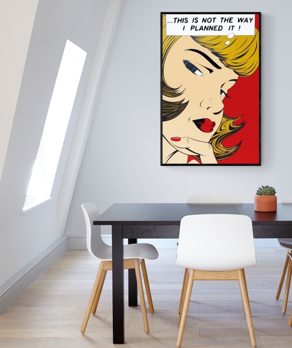 DEBORAH AZZOPARDI Unplanned, c. 1991 & 2018 Hand embellished screen print 124 x 88 cm 48 7/8 x 34 5/8 in. Edition of 10 (#1/10) (DA094)