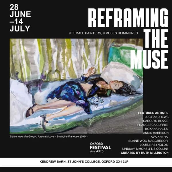 'Reframing The Muse' curated by Ruth Millington featuring work by Elaine Woo MacGregor