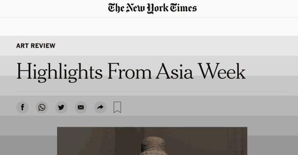 Highlights from Asia Week