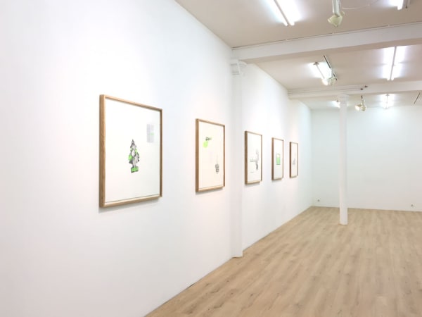 View from the "Draw me a sheep" solo show by Ludovic Vernhet - photo credit Danysz gallery