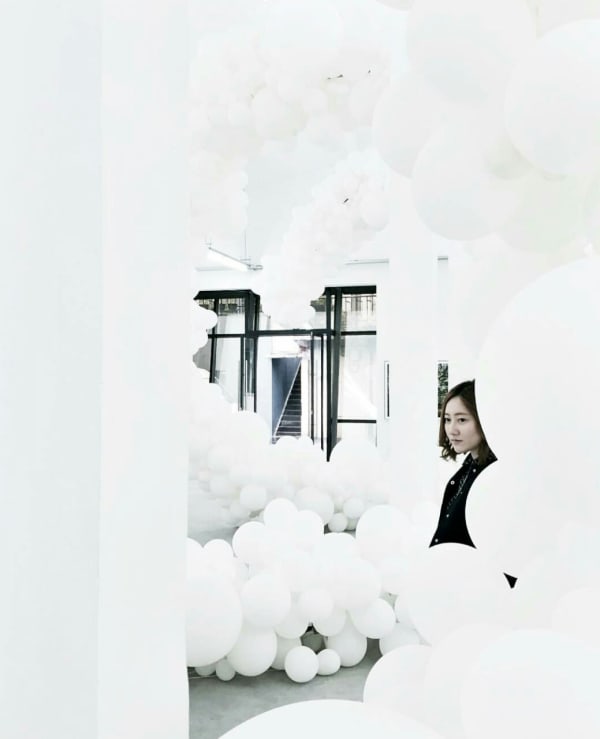 View from Charles Petillon's exhibition at Magda Danysz Gallery in Shanghai