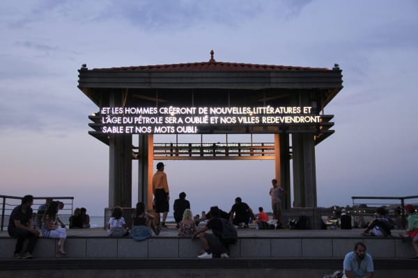 ROBERT MONTGOMERY_Anglet Biennale, 2016