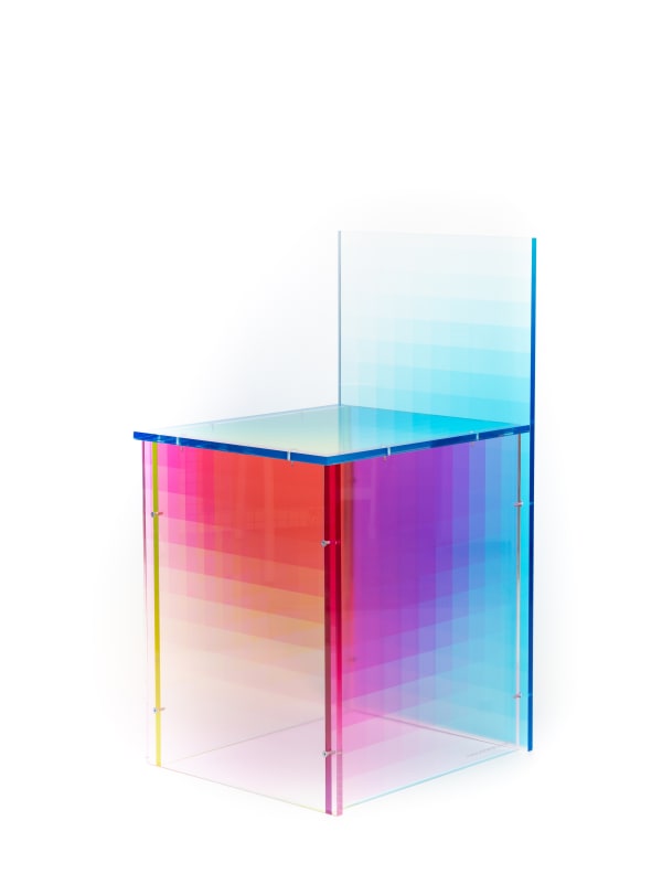 Felipe Pantone and Pablo Limon, Chair #2, courtesy Danysz gallery