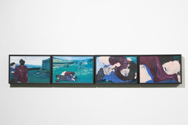 Installation View of On the Pictures a solo presentation of works by Pouya Parsamagham.