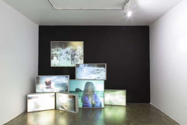 Installation View of On the Pictures a solo presentation of works by Pouya Parsamagham.