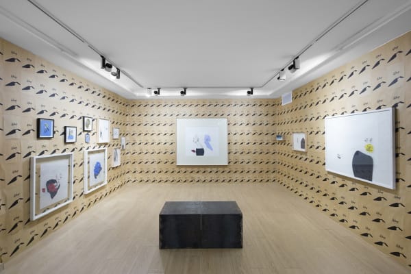 Installation View of Un Écho - 13:13 a solo presentation of works by Bahareh Navabi.