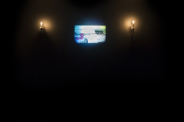 Installation View of Zahouk a solo presentation of works by Peybak.