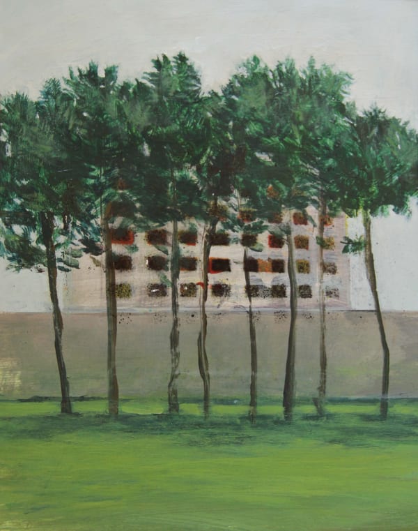 Abbas Nasleshamloo Untitled, 2014 Acrylic on Cardboard