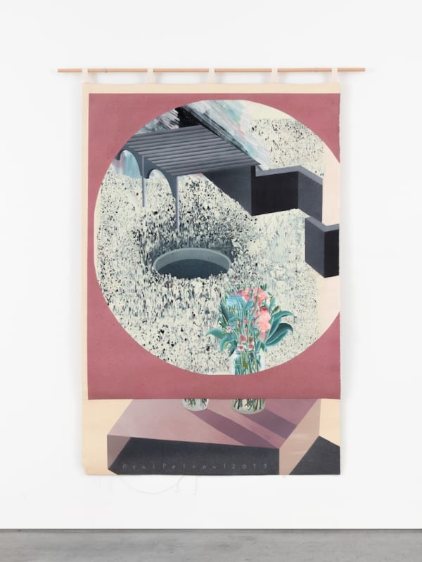 Asal Peirovi Untitled 2019 Acrylic Paint, ecoline, binder, calcium carbonate on canvas 170 x 126.5 cm / 67 x 49 3/4 in Unique / SOAP/P 2019-006 Courtesy of the artist and STANDARD (OSLO), Oslo Photographer: Øystein Thorvaldsen