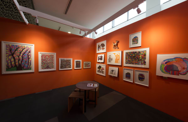 Installation View of Dastan's Booth at Teer Art Fair 2019.