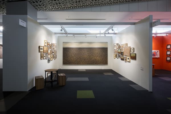 Installation View of Dastan's Booth at Teer Art Fair 2019.