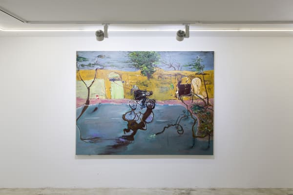 Installation View of The Side Road a solo presentation of works by Tooloo Naseri.