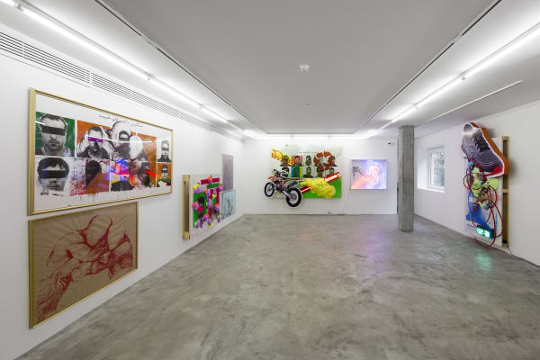 Installation View of Sin a solo presentation of works by Sina Choopani.