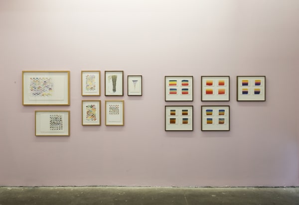 Installation View of Mars Over the Lake a solo presentation of works by Kiarash Alimi.