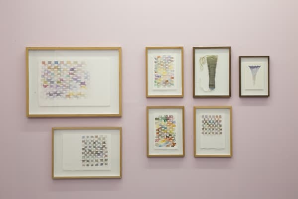 Installation View of Mars Over the Lake a solo presentation of works by Kiarash Alimi.