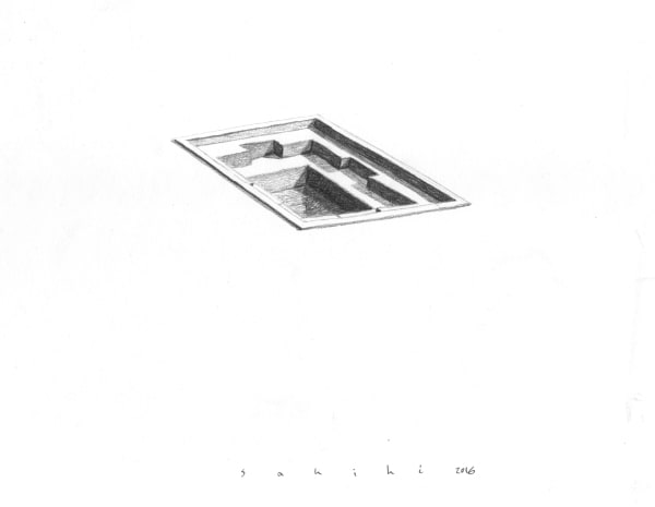 Hamed Sahihi, Untitled, Pencil on Paper, 32x45cm