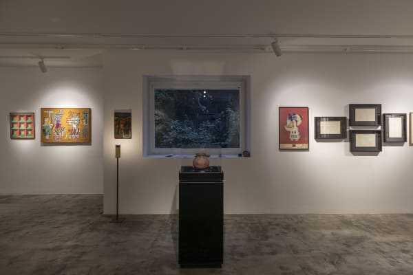 Installation View of Virus of Collecting a solo presentation of works by Parviz Tanavoli.