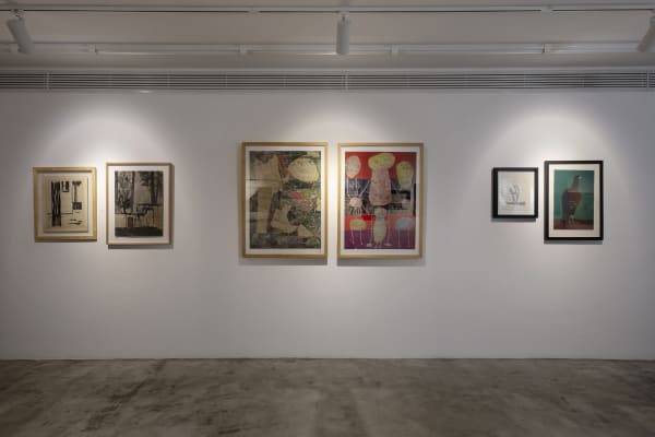 Installation View of Virus of Collecting a solo presentation of works by Parviz Tanavoli.
