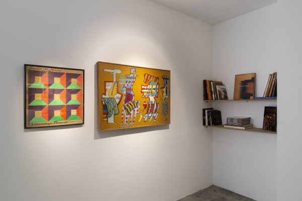 Installation View of Virus of Collecting a solo presentation of works by Parviz Tanavoli.