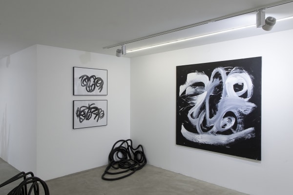 Installation View of Solitude a solo presentation of works by Yashar Salahi.