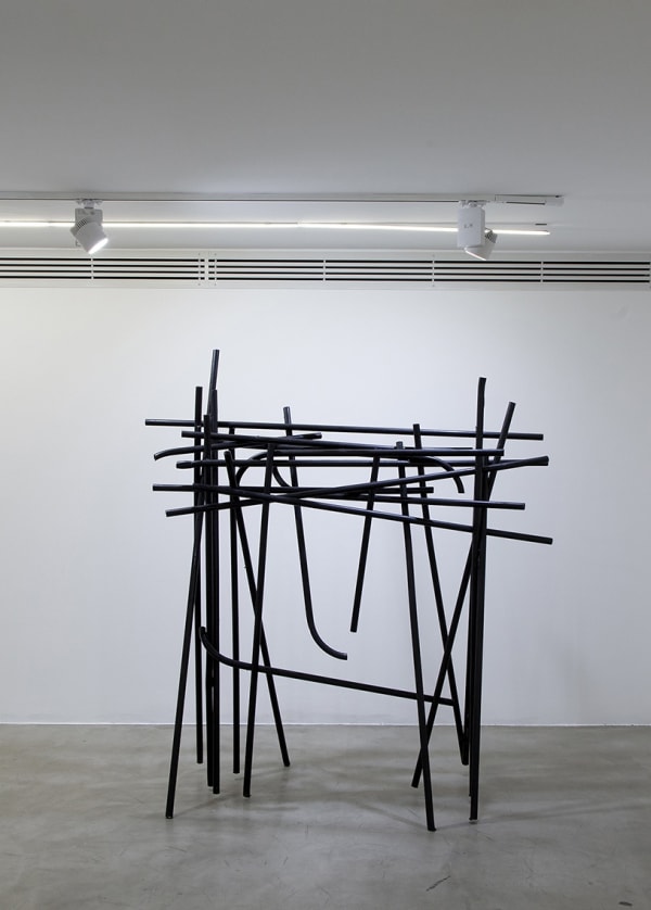 Installation View of Solitude a solo presentation of works by Yashar Salahi.