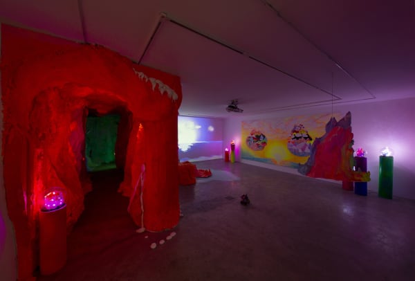 Installation View of Over There a solo presentation of works by Taba & Shooki.