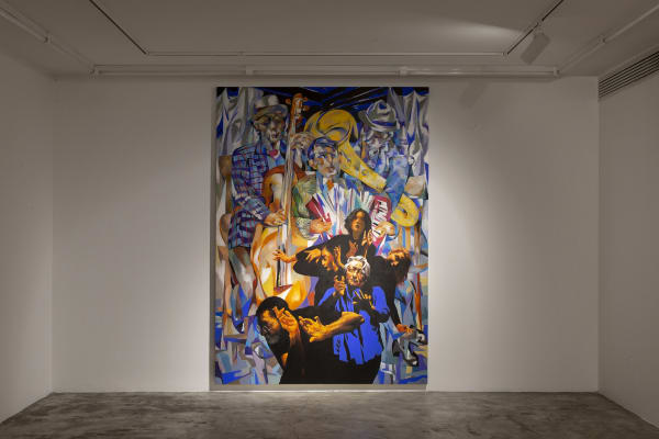 Installation View of We Danced a solo presentation of works by Mehrdad Mohebali.