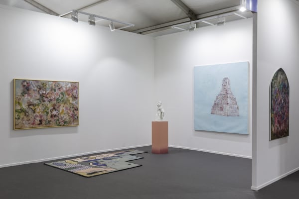 Installation View of Dastan's Booth at Art Dubai 2021.