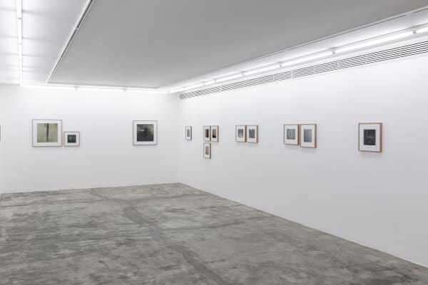 Installation View of Scaffolding a solo presentation of works by Mehran Mohajer.