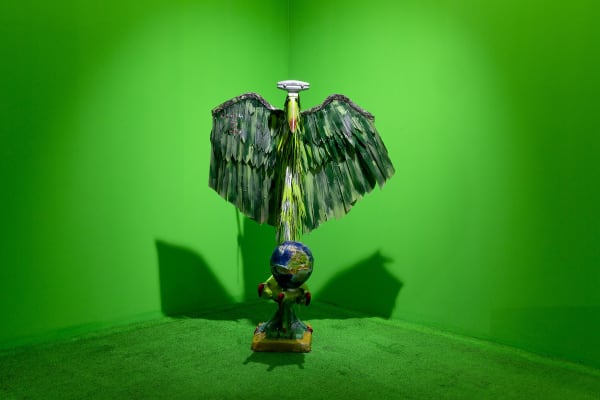 Installation View of Aliens VS Gorillas a solo presentation of works by Amir Kamand.