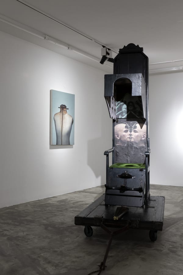 Installation View of Incomplete Dream a solo presentation of works by Naser Bakhshi.