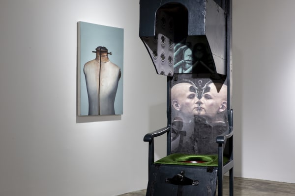 Installation View of Incomplete Dream a solo presentation of works by Naser Bakhshi.