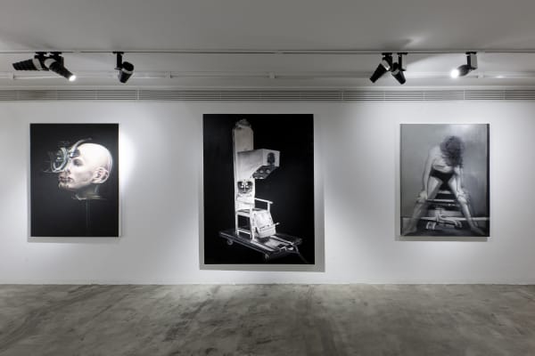 Installation View of Incomplete Dream a solo presentation of works by Naser Bakhshi.