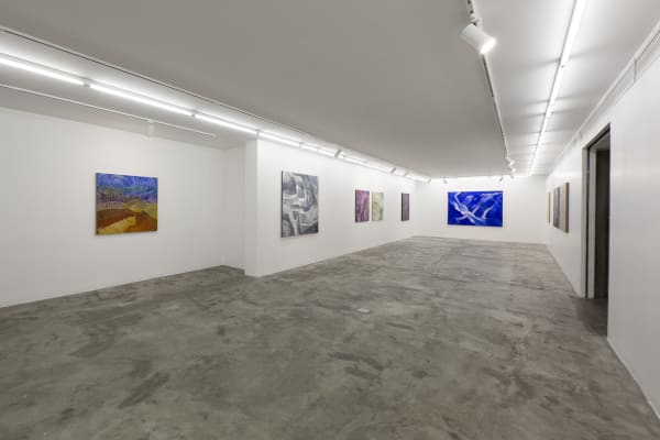 Installation View of Coloured Waves a solo presentation of works by Seroj Barseghian.