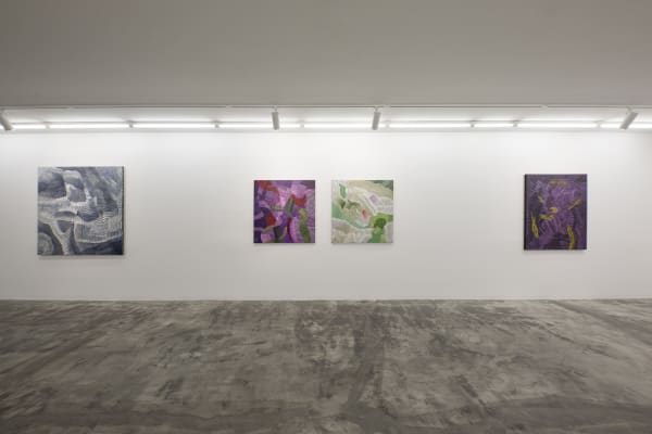Installation View of Coloured Waves a solo presentation of works by Seroj Barseghian.