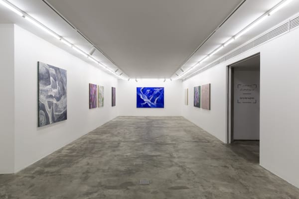 Installation View of Coloured Waves a solo presentation of works by Seroj Barseghian.